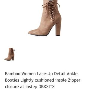 Lace Up Ankle Booties